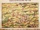 Munster C1570 Hand Col Woodcut Map. Strasburg. France, Germany | Albion Prints